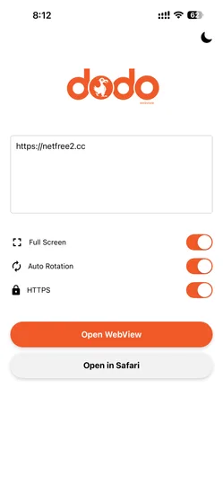 Apple App Store page for Dodo Web View - TV Movies showing Get button